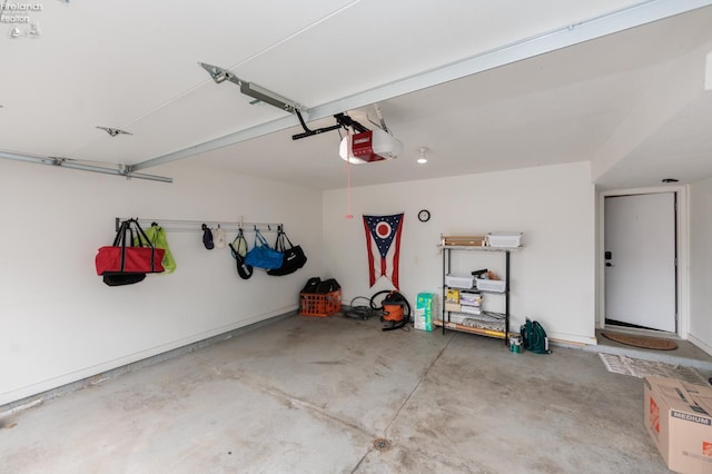 1402 Newman Ave, Lakewood, OH 44107 - garage featuring a garage door opener