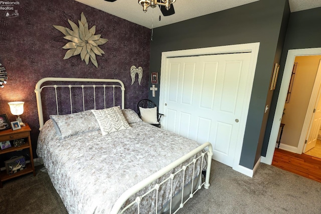 3826 Windsor Bridge Cir, Huron, OH 44839 - bedroom featuring a closet and carpet floors
