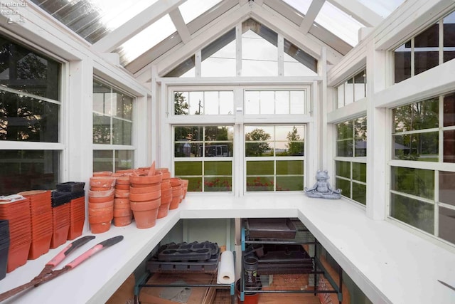 4647 Crk 175, Clyde, OH 43410 - sunroom / solarium featuring lofted ceiling