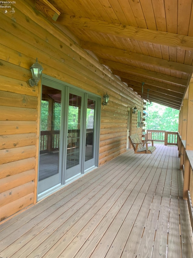 37 State Route 60, New London, OH 44851 - view of wooden deck