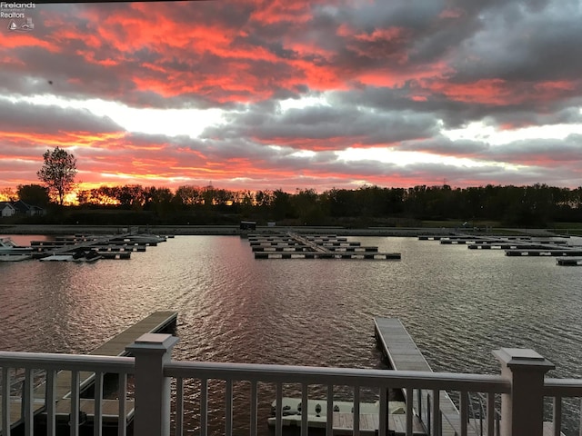 2620 S Waterside Ct Unit 622, Marblehead, OH 43440 - water view featuring a dock