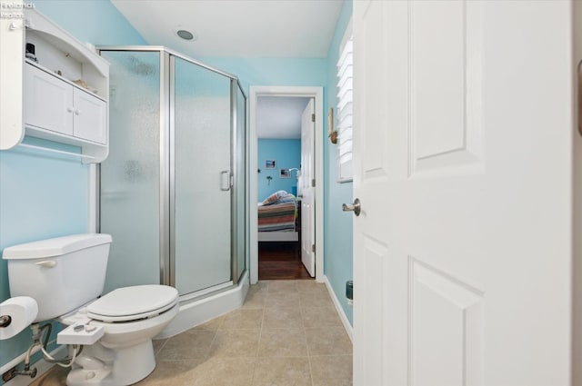 5191 N State Route 53, Tiffin, OH 44883 - bathroom with a shower stall and tile patterned flooring