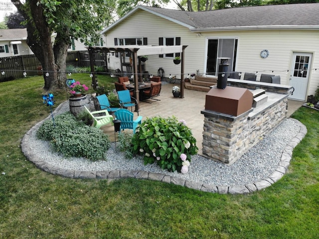 5191 N State Route 53, Tiffin, OH 44883 - rear view of property featuring a patio, area for grilling, and a shingled roof