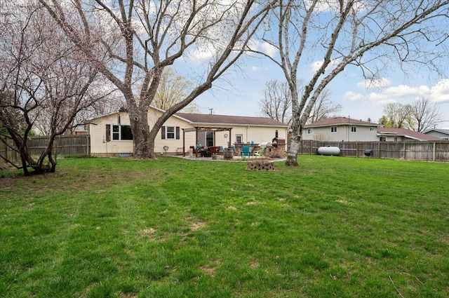 5191 N State Route 53, Tiffin, OH 44883 - rear view of house featuring a patio and a fenced backyard