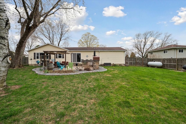 5191 N State Route 53, Tiffin, OH 44883 - back of house featuring a patio area and a fenced backyard