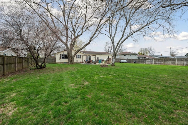 5191 N State Route 53, Tiffin, OH 44883 - fenced backyard with a patio area