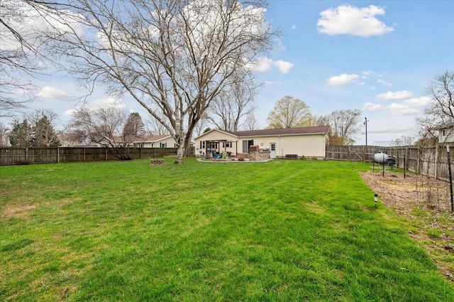 5191 N State Route 53, Tiffin, OH 44883 - fenced backyard featuring a patio area