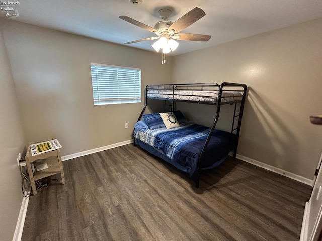 400 Swartz Ln Unit Y306, Middle Bass Island, OH 43446 - bedroom featuring wood finished floors and a ceiling fan