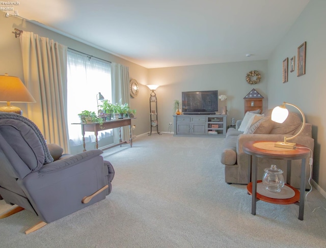 214 1st, Huron, OH 44839 - living area featuring carpet floors and baseboards
