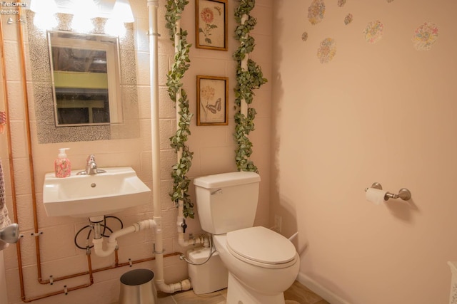 214 1st, Huron, OH 44839 - bathroom with toilet and a sink