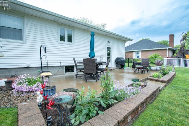 214 1st, Huron, OH 44839 - view of patio / terrace with outdoor dining area and area for grilling