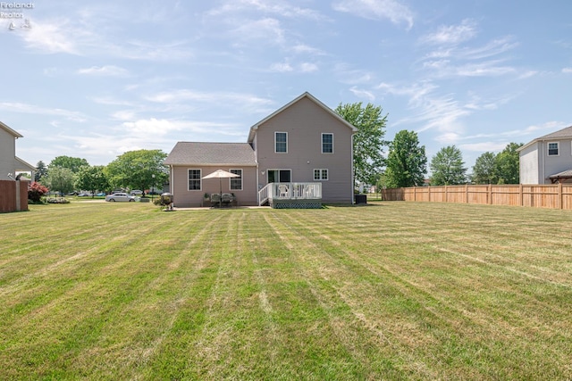 408 Forest St, Lagrange, OH 44050 - back of house featuring a deck