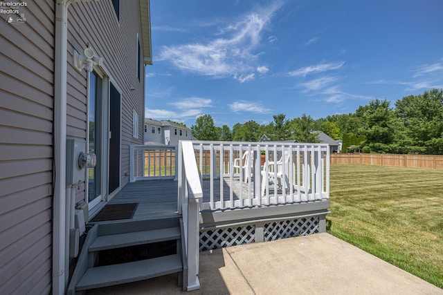 408 Forest St, Lagrange, OH 44050 - view of wooden deck