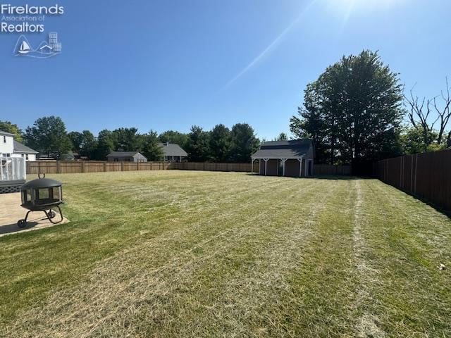 408 Forest St, Lagrange, OH 44050 - view of fenced backyard