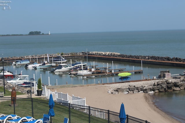 1507 Cleveland Rd Unit 423, Huron, OH 44839 - water view featuring a dock