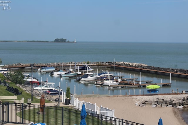 1507 Cleveland Rd Unit 423, Huron, OH 44839 - water view with a dock