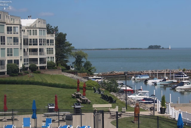 1507 Cleveland Rd Unit 423, Huron, OH 44839 - water view with a dock