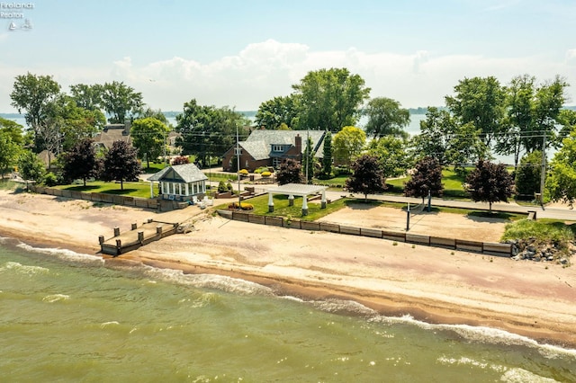 1115 Cedar Point Rd, Sandusky, OH 44870 - view of subject property with waterfront with a beach