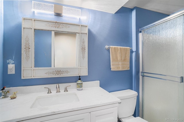 403 Captains Ct, Fort Collins, CO 80524 - full bath featuring a shower stall, toilet, and vanity