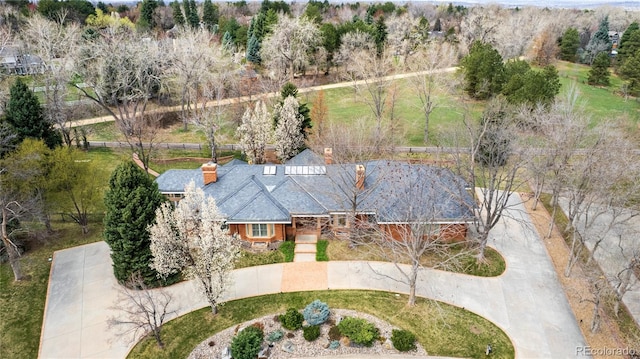 aerial view