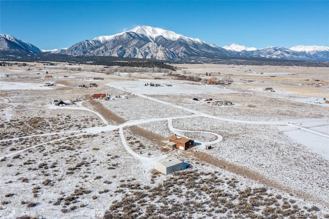 20155 Hideout Ln, Nathrop, CO 81236 - mountain view with rural landscape and a desert landscape