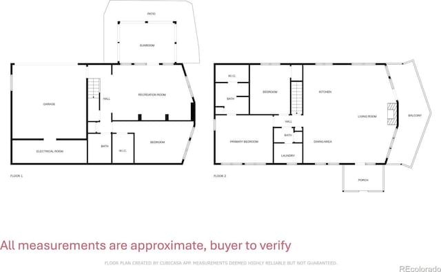 20155 Hideout Ln, Nathrop, CO 81236 - view of home floor plan