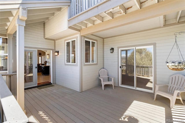 249 Valle Escondido Dr, Durango, CO 81303 - view of wooden terrace