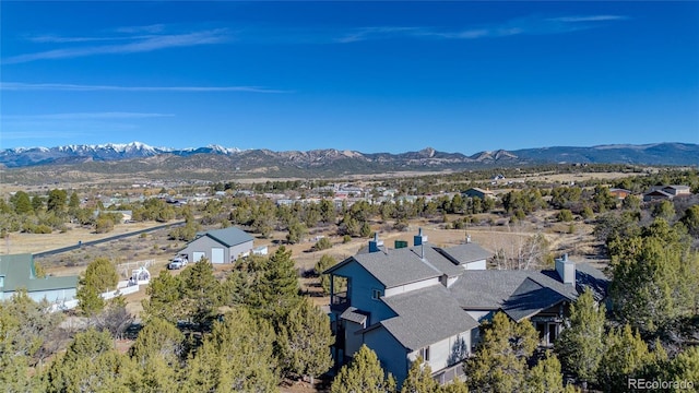 249 Valle Escondido Dr, Durango, CO 81303 - bird's eye view featuring a mountain view
