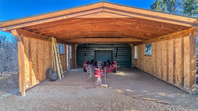 249 Valle Escondido Dr, Durango, CO 81303 - view of parking featuring a carport