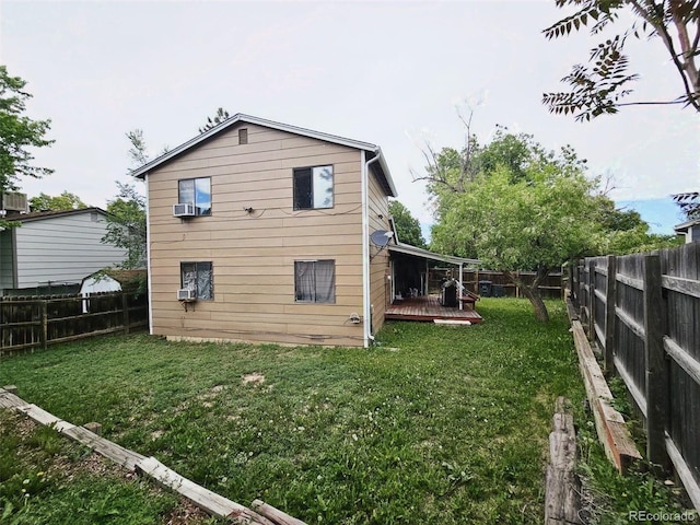 4677 S Salida St, Aurora, CO 80015 - rear view of house featuring a wooden deck
