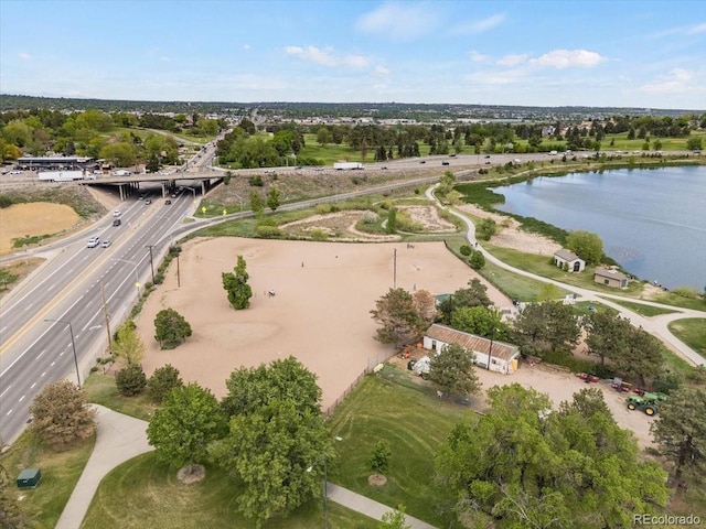 3739 W 46th Ave, Denver, CO 80211 - aerial view of property's location featuring a nearby body of water
