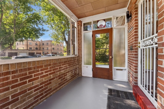 521 Harrison St, Denver, CO 80206 - view of unfurnished sunroom