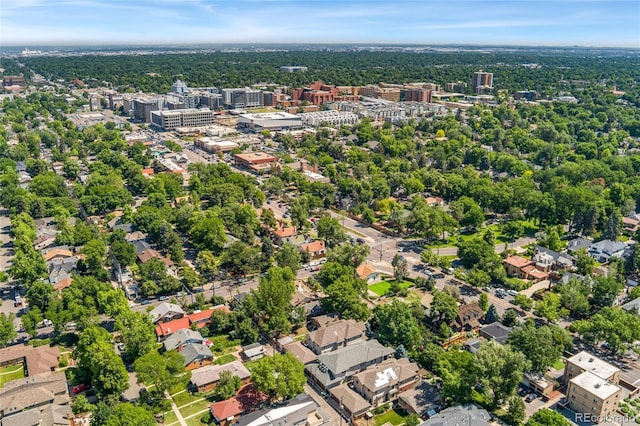 521 Harrison St, Denver, CO 80206 - drone / aerial view