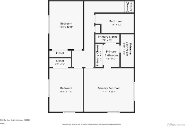 9150 Garrison St, Broomfield, CO 80021 - floor plan / room layout