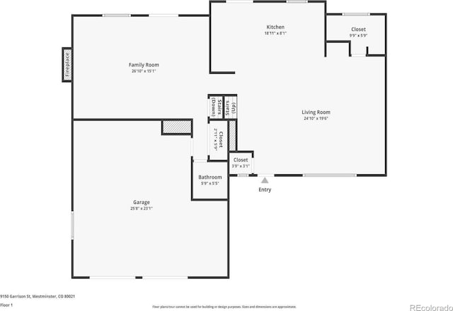 9150 Garrison St, Broomfield, CO 80021 - floor plan / room layout