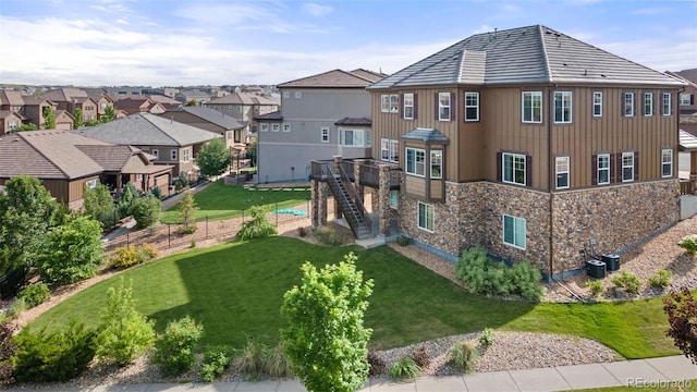 7606 S Valleyhead Ct, Aurora, CO 80016 - aerial view of residential area