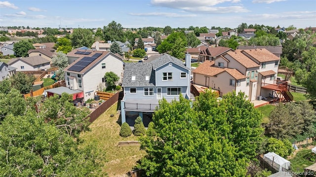 6510 Packsaddle Ct, Colorado Springs, CO 80922 - aerial perspective of suburban area