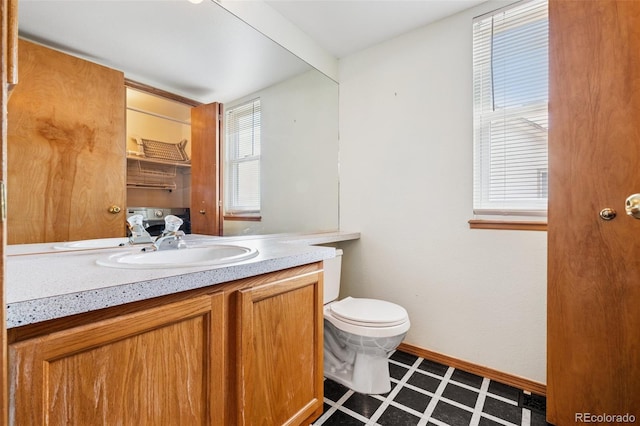 6510 Packsaddle Ct, Colorado Springs, CO 80922 - bathroom featuring vanity and tile patterned floors