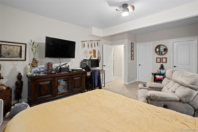 13833 Rivercrest Cir, Colorado Springs, CO 80921 - bedroom with carpet floors, baseboards, and an office area