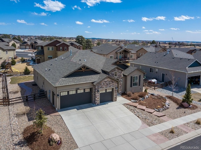 13833 Rivercrest Cir, Colorado Springs, CO 80921 - aerial perspective of suburban area