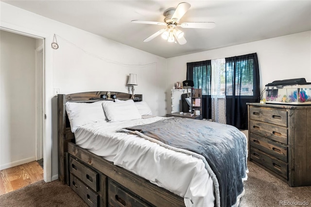 6336 W 71st Pl, Arvada, CO 80003 - carpeted bedroom featuring ceiling fan