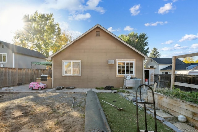 view of rear view of property