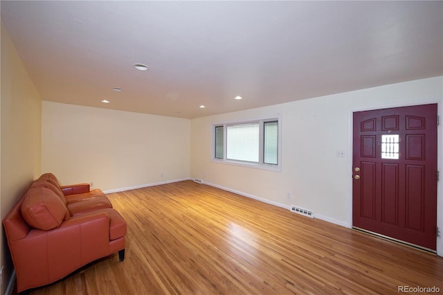 7140 S Uinta St, Centennial, CO 80112 - entrance foyer with light wood-type flooring, baseboards, and recessed lighting