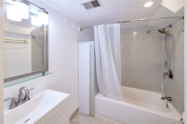 7140 S Uinta St, Centennial, CO 80112 - bathroom with shower / bath combo and vanity