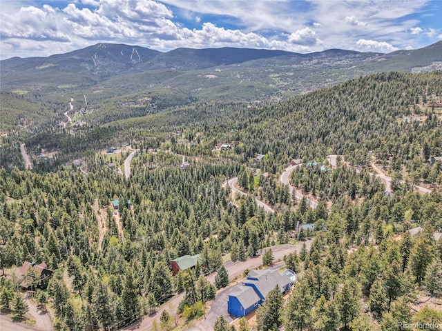 33633 Elk Run, Evergreen, CO 80439 - bird's eye view of a forest and mountains