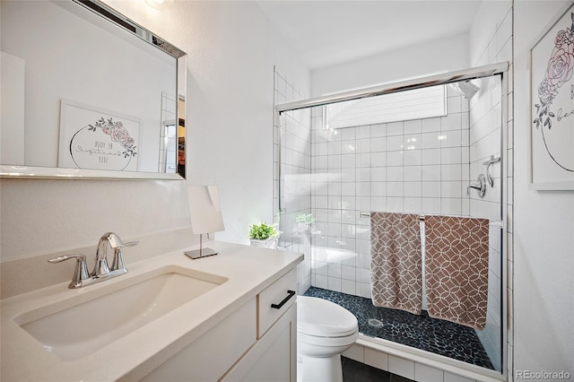 1485 Captiva Beach Ln, Monument, CO 80132 - bathroom with vanity and a stall shower