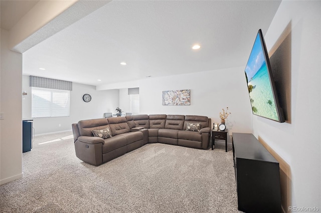 1485 Captiva Beach Ln, Monument, CO 80132 - living room featuring carpet and recessed lighting