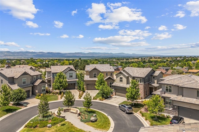 10401 Maplebrook Way, Highlands Ranch, CO 80126 - aerial perspective of suburban area featuring a mountain backdrop