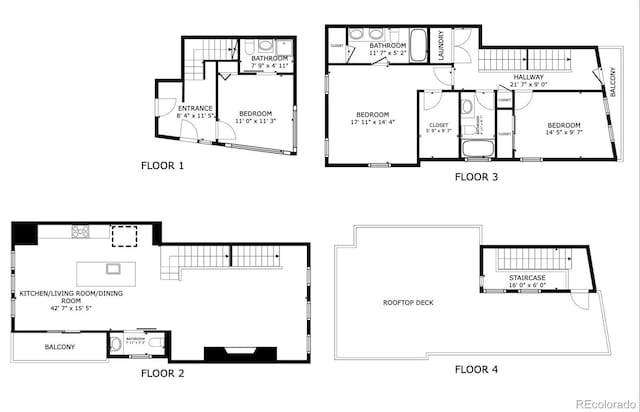 4395 Zuni St, Denver, CO 80211 - home floor plan