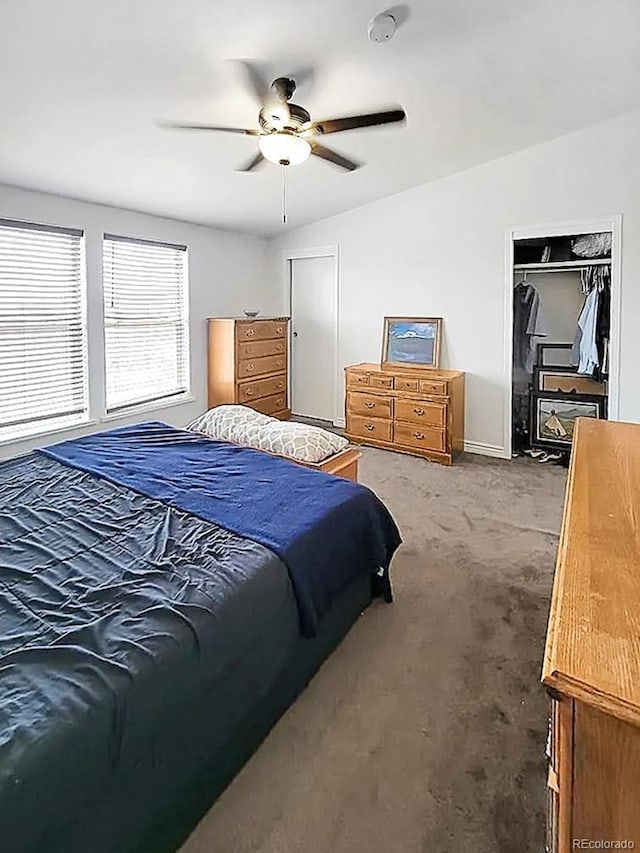 58117 E 42nd Dr, Strasburg, CO 80136 - carpeted bedroom featuring ceiling fan and baseboards